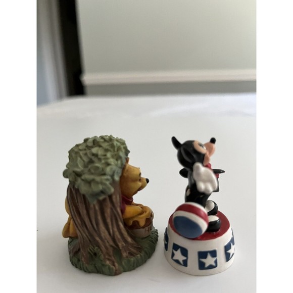 Set of 2 - Lenox Disney Thimbles - Mickey Mouse & Winnie The Pooh - Picture 5 of 11